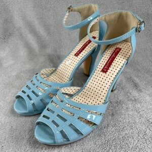 Bait Footwear But Another Innocent Tale Women Size 11 Blue Sandals Heels